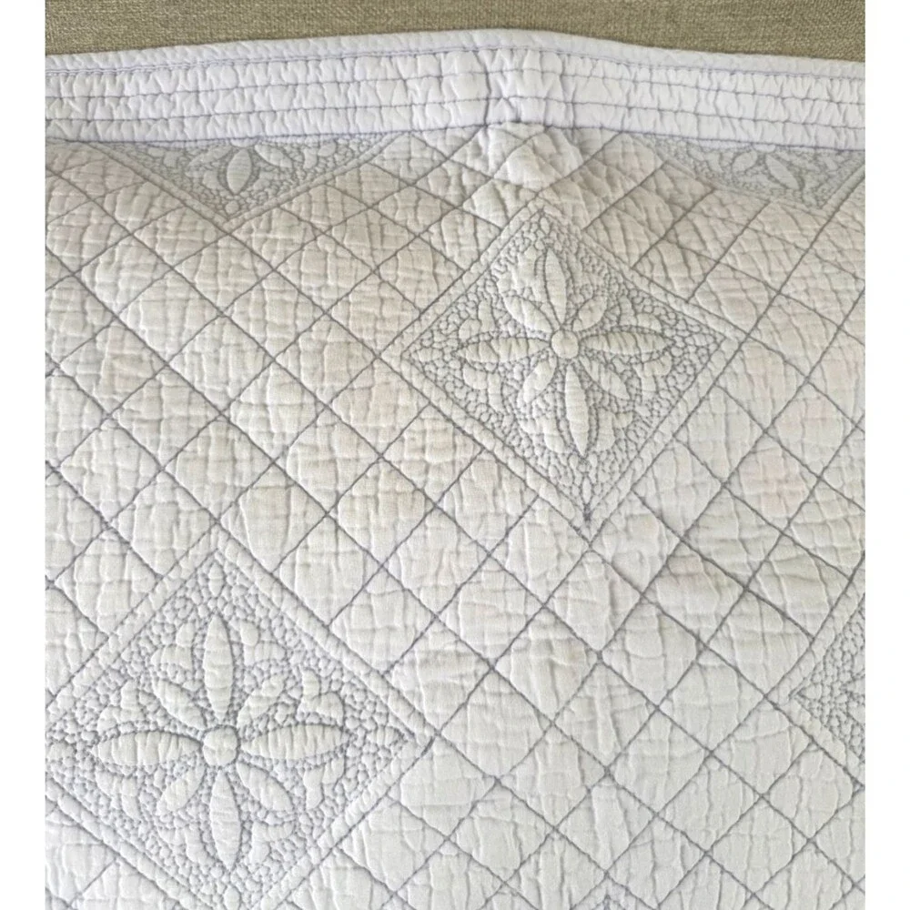 Divatex Lavender Matelasse Quilted Pillow Sham Queen Size